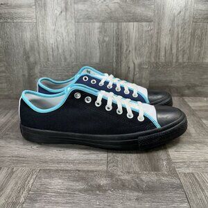 Converse by You Men's size 10.5 Two Toned Black Blue Low Shoes